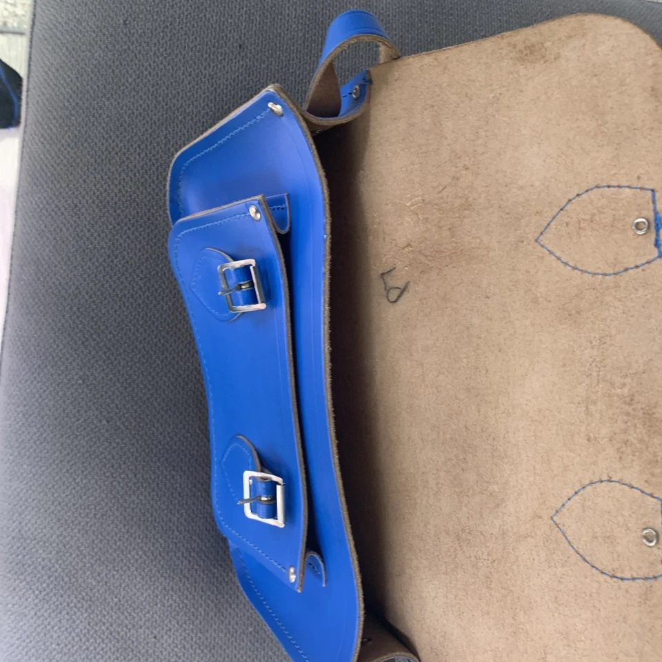 The Cambridge Satchel Company Classic 11" Purse Bag in Blue - Image 4 of 4