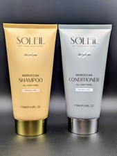 Soleil HydroLine Moroccan Shampoo  Conditioner Set 5.9 fl oz Each Paraben-Free