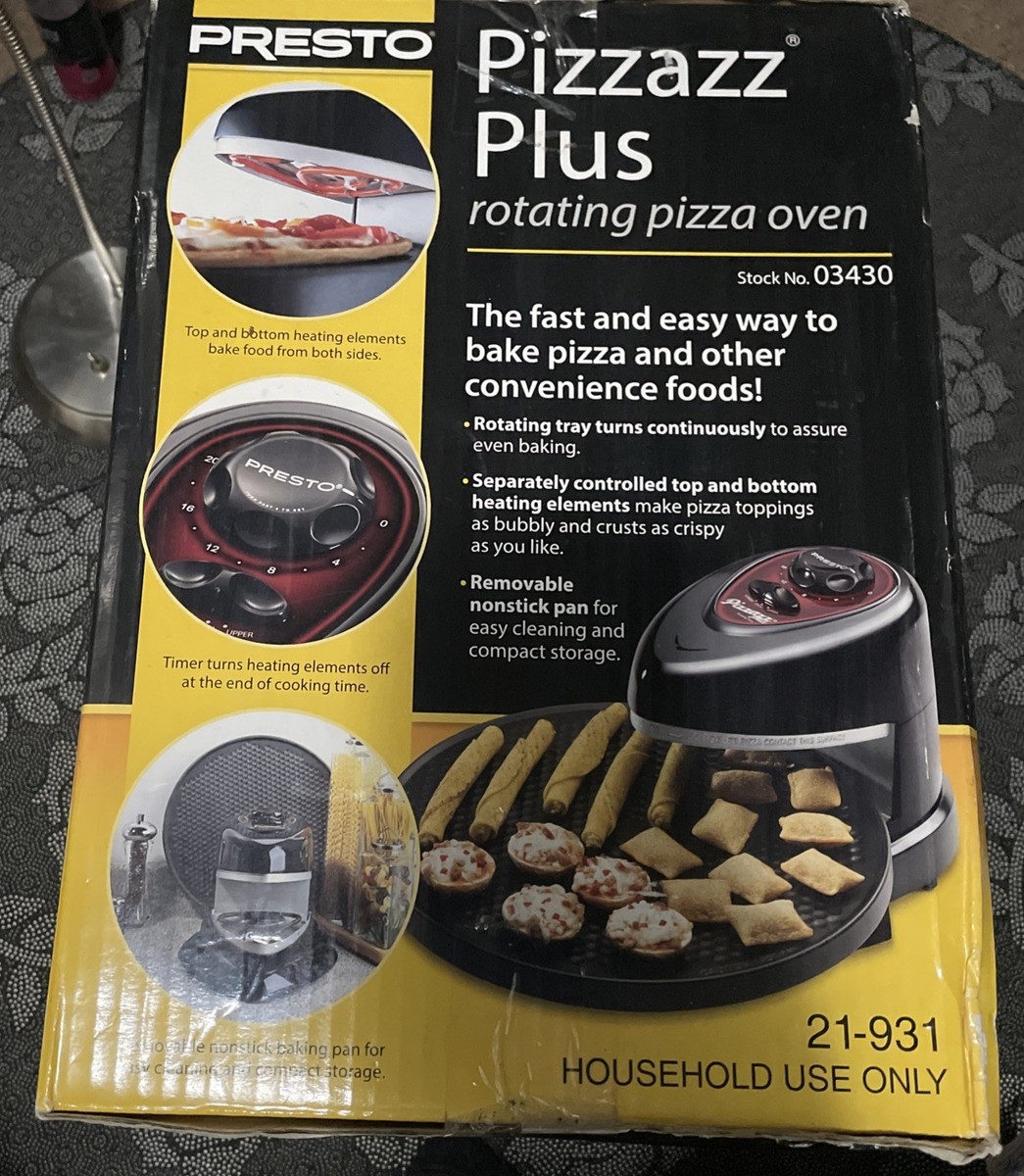 Presto 85677 Pizzazz Replacement Tray Baking Pan For The Pizzazz