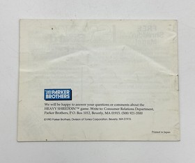 MANUAL ONLY Nintendo NES Heavy Shreddin&rsquo; GC NES-WX-USA SHIPS FREE NO TRACKING