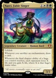 Narci, Fable Singer - Foil (Commander Masters #710)