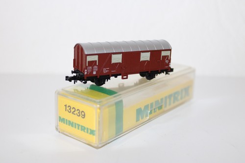 MINITRIX Trix 13239 vagón de mercancías cubierto DB GRS escala N embalaje original | Zustand: Gebraucht