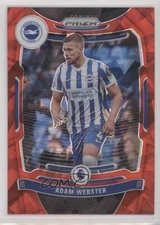 2021-22 Panini Prizm Premier League Red Ice Prizm Adam Webster #185