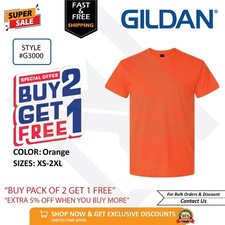 Gildan G300 Light Cotton T Shirt BUY 2 GET 1 FREE Blank Plain Casual Unisex Tee.