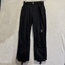 Spyder Bombshell Ski Pants Women's Size 8 Black Winter Sample Snowboard Pants