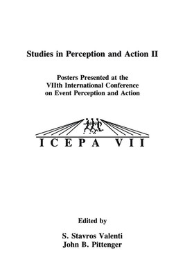 Studies in Perception and Action II S. Stavros Valenti (u. a.) Taschenbuch 1993