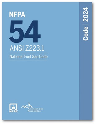NFPA 54/ANSI Z223.1, National Fuel Gas Code, 2024 Edition Paperback   January 1,