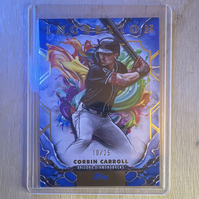 Topps 2025 Inception Corbin Carroll Arizona Diamondbacks Blue #8 /25