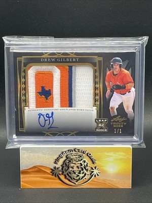 2022 Leaf Trinity Drew Gilbert - Rookie Auto 5 Color Patch 1/1 #PA-MP1 (1 of 1)