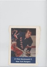 1974-75 NHL Action Album Stamps Loblaws Pete Stemkowski 0a1