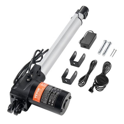 VEVOR 24V Linearantrieb-Kit 250mm 25 mm/s 220lbs/1000N mit IP44-Schutz
