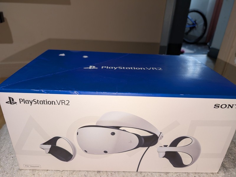 Sony PlayStation VR2 Headset - White with controllers