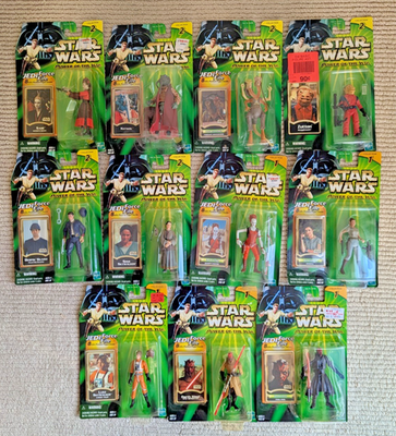 Lot of 11 Star Wars Power of the Jedi figures Collection 1,2 Darth