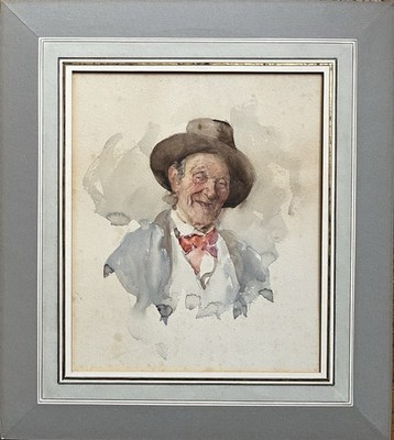 Attr - Henry Wright Kerr RSA, RSW (1857-1936) - Ein alter Gentleman