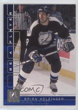2001-02 ITG Be A Player Memorabilia Sapphire 43/100 Brian Holzinger #294 7ez