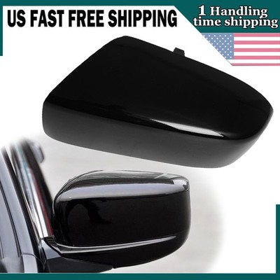 Left Side Black Mirror Cover Cap Shell For 2003 2004 2005 2006 2007 Honda Accord