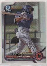 2022 Bowman Chrome Prospects Refractor 233/499 George Valera #BCP-233 0fz3