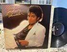 MICHAEL JACKSON ~THRILLER - 1982 US 1ST PRESS COVER NO MJ CREDIT VG/VG+ VINYL LP