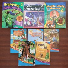 Abeka 2nd Grade Readers, Older Editions, 8 Bo...