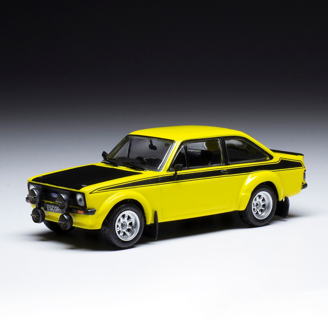 ixo CLC450N Modelo Coche 1:43 ESCORT MK II RS 1800 1976 Amarillo/Negro
