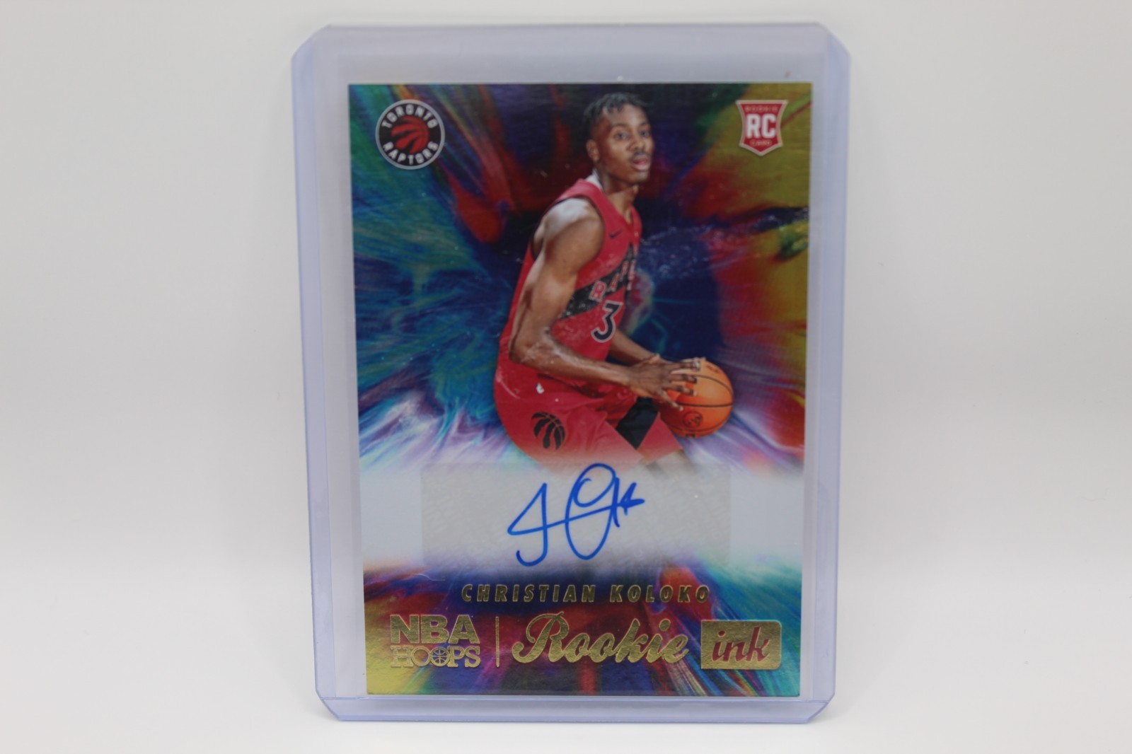 2022-23 Panini NBA Hoops - Rookie Ink Christian Koloko #RI-CKL (AU, RC)