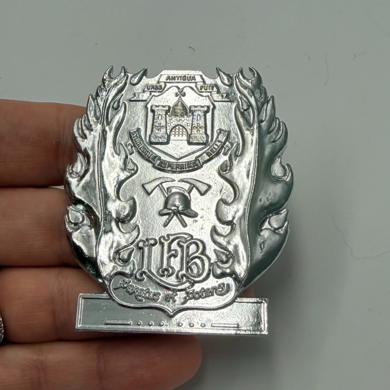 Obsolete Limerick Fire Brigade Cap Badge Irish Firefighter Lapel Pin Insignia