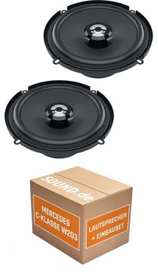 Lautsprecher Boxen vorne Hertz DCX 160.3 für Mercedes C-Klasse W 203 Sportcoupe 