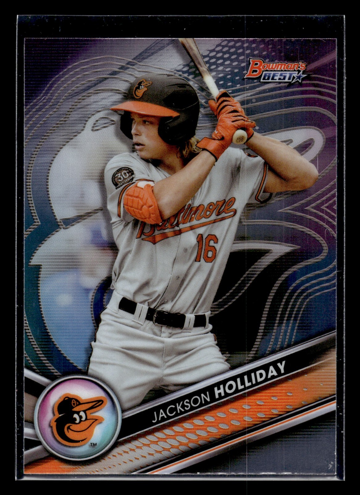 2022 Bowman's Best Jackson Holliday #TP-2 Orioles