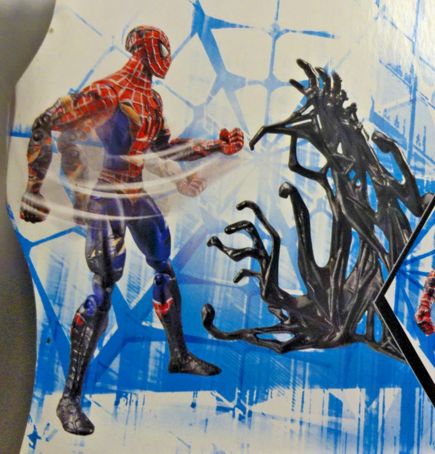 Hasbro 2007 Marvel Spider-Man 3 Spider-Man with Symbiote Splatter