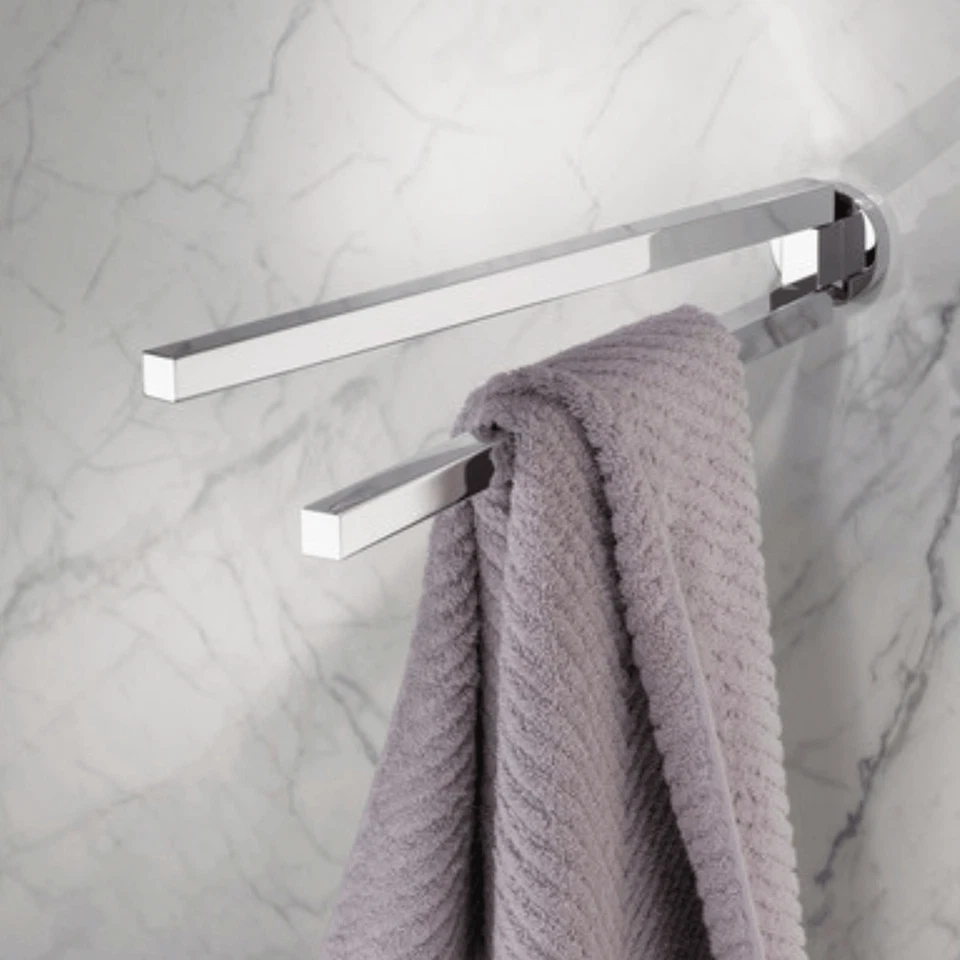 KEUCO Handtuchhalter / Badetuchhalter verchromt, schwenkbar, Edition 90 - Bild 4 von 4