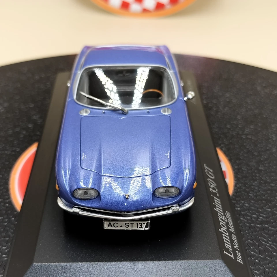 MINICHAMPS 1/43 Lamborghini 350 GT Blue metallic 430103200 - Image 3 of 4