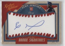 2019 Leather & Lumber Rookie Signatures Baseball 35/99 Eloy Jimenez Auto e6p