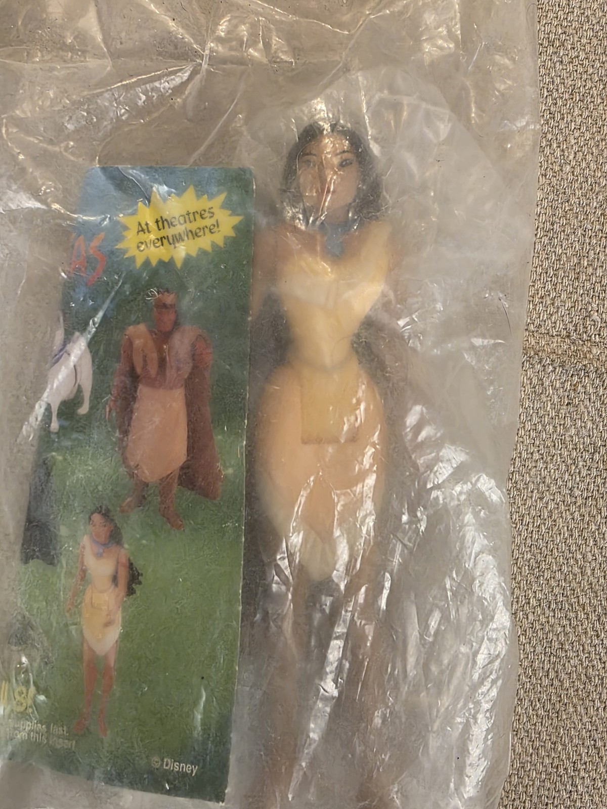 Vintage 1995 Burger King Disney Pocahontas Toy NEW