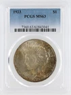 1923 Peace Silver Dollar PCGS MS63 S$1 Philadelphia Minted No Reserve