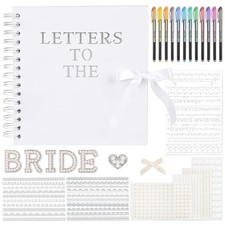 Best 8x8 Inch Letters To The Bride Scrapbook Wedding Memory Book DIY Photo Album