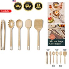 Wooden Utensil Set Kitchen Utensils Cooking T...
