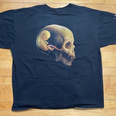 Vintage TOOL 2006 Tour Fetus in Skull Band Tee Double Sided Anvil