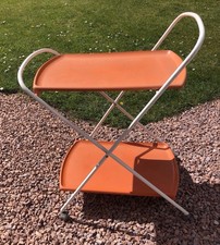 Vintage OOJAMAFLIP Trolley Late 60s Very Good Condition  Orange and White