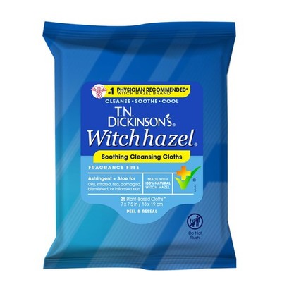 Witch Hazel Soothing Cleansing Cloths | Removes Dirt, Oil, Impurities | For O...