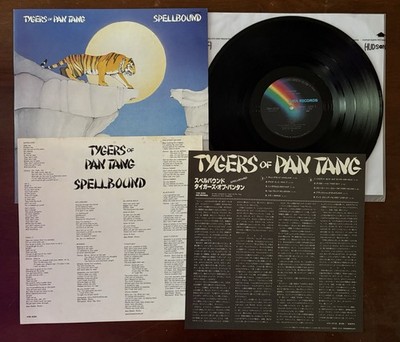 TYGERS OF PAN TANG SPELLBOUND OG LP VINYL JAPAN 1981 MCA WILD CAT DIAMOND HEAD