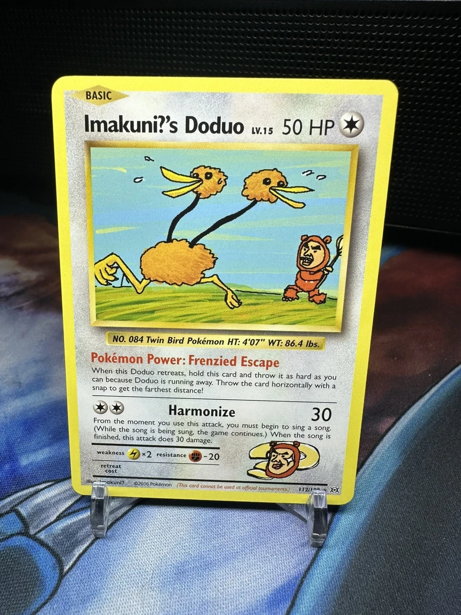 rare doduo pokemon card Imakuni?'s Pokémon TCG Cards for sale Weakness Lightning ×2 Resistance Fighting secret rare pokemon cards xy