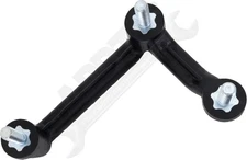 APDTY 166021 Front Bumper Bracket LH, Plate Mounting