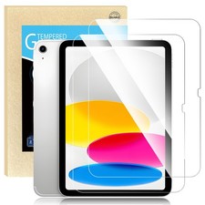 SENCADI 2 Packs Tempered Glass Screen Protector for For iPad 10th 11th, Clear