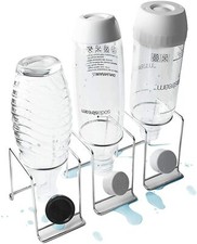  3 Pack Bottle Holder For Soda Stream Stainless Steel Dish Drainer  