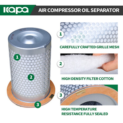 New Oil Separator Elementfor 15-20HP Screw Compressor Replacement
