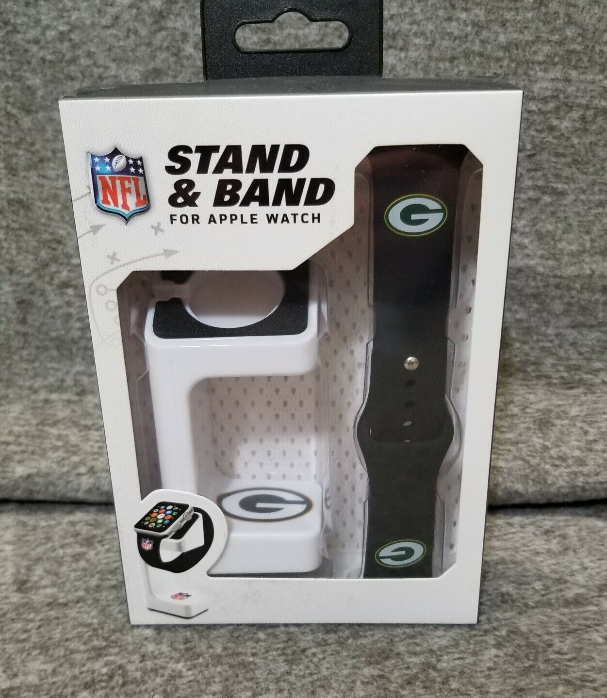 Green Bay Packers Charging Stand & Band NFL 38MM 42MM Apple iWatch Aaron Rodgers