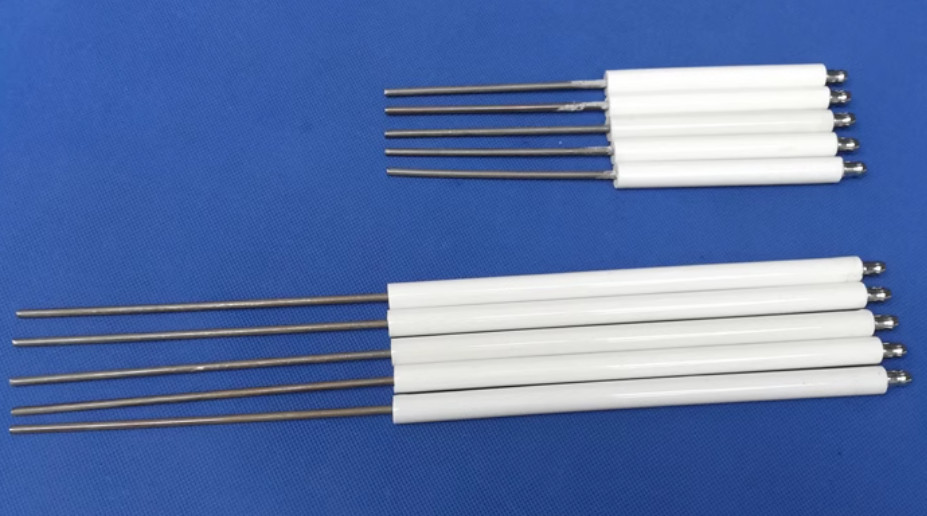 10pc Probe Long Ceramic Burner Iignition Sparker Spark Electrode 10mm 10*100+100