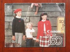 CANON T50 INSTRUCTION BOOK/164303