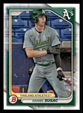 2024 Bowman #BP-42 Daniel Susac Prospects Card Oakland Athletics
