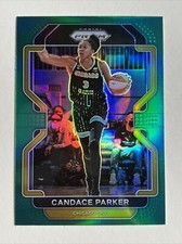 2022 Panini Prizm WNBA Green Prizm Parallel #3 Candace Parker Chicago Sky
